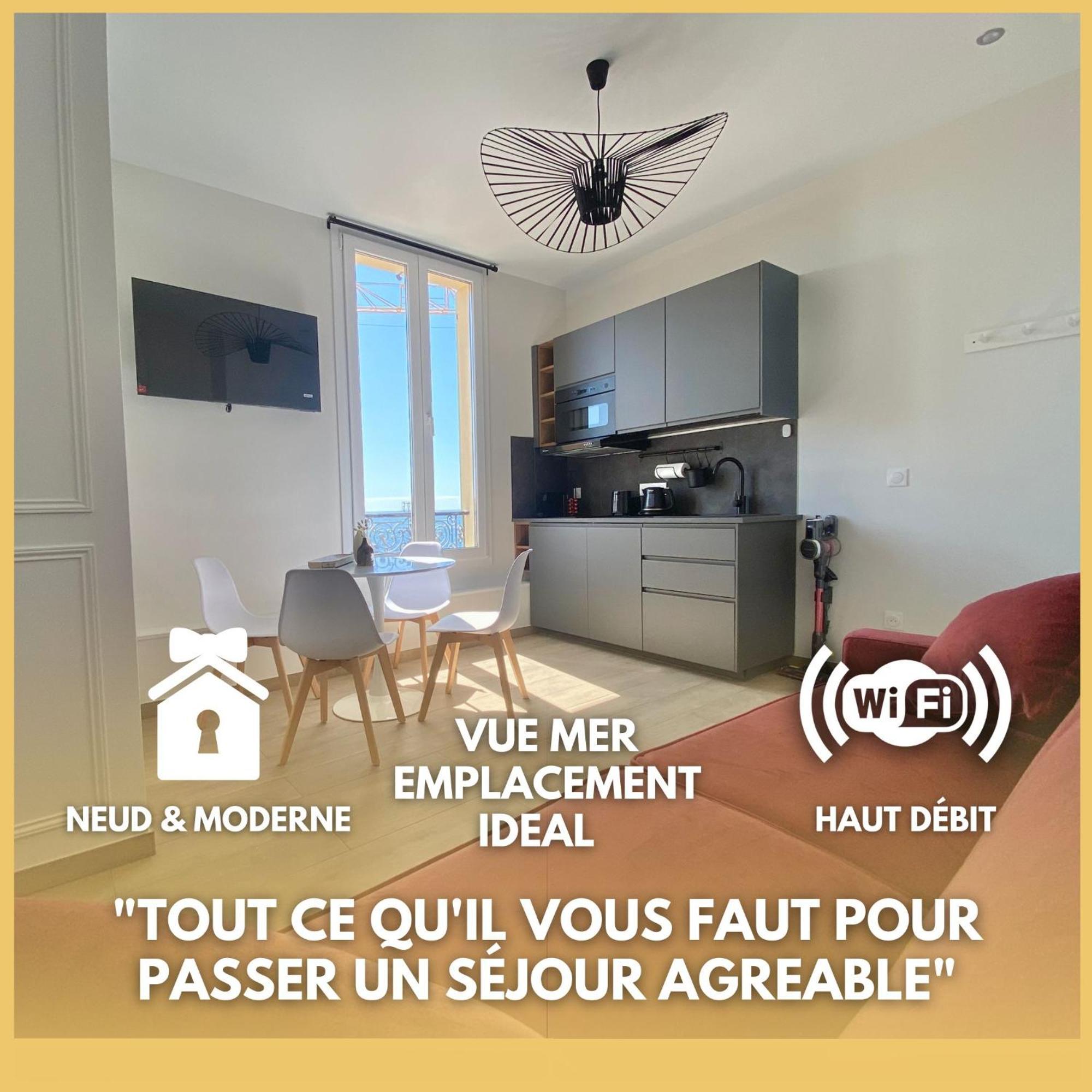 Appartement Moderne Climatise Monaco Vue Mer Cap-d’Ail Kültér fotó