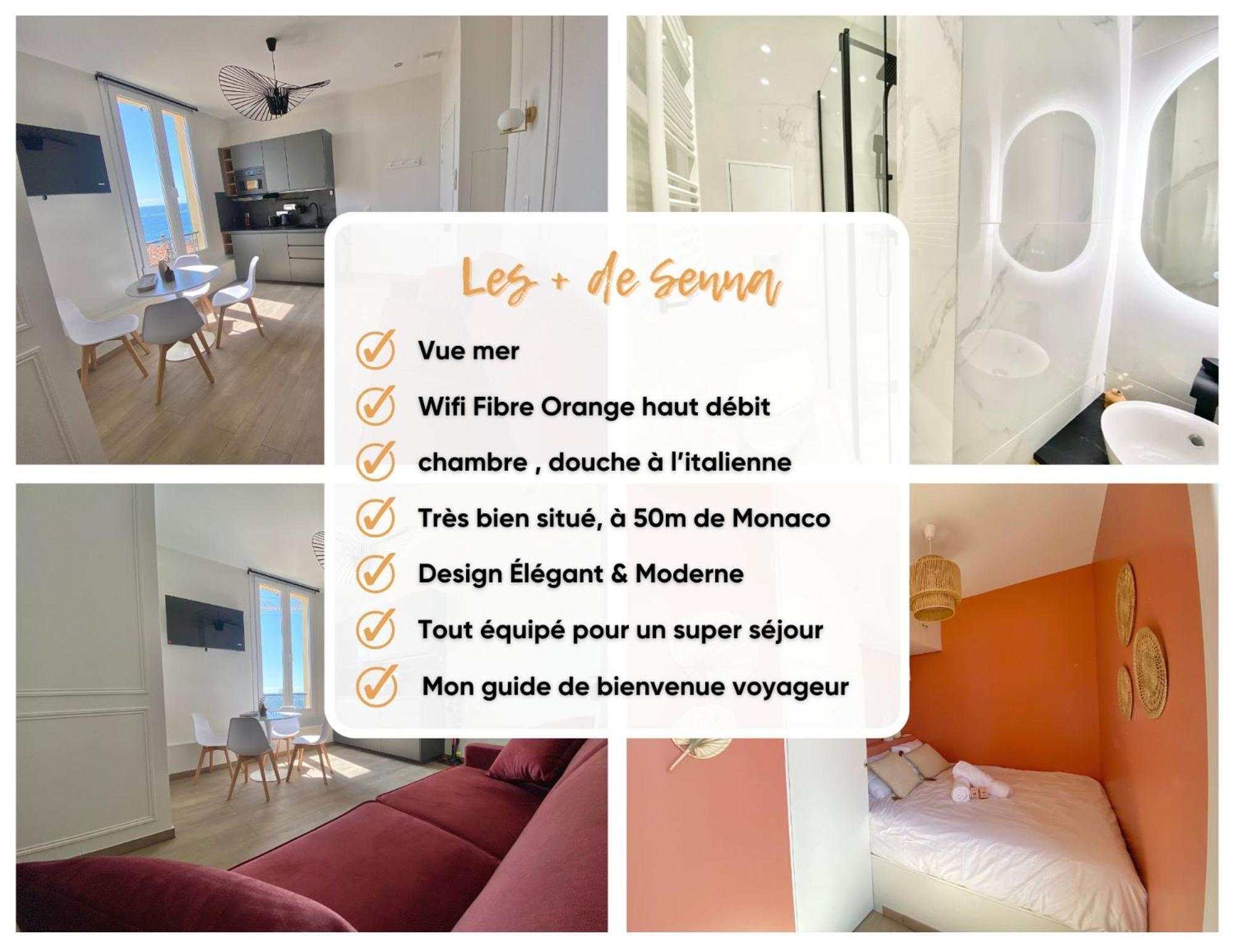 Appartement Moderne Climatise Monaco Vue Mer Cap-d’Ail Kültér fotó