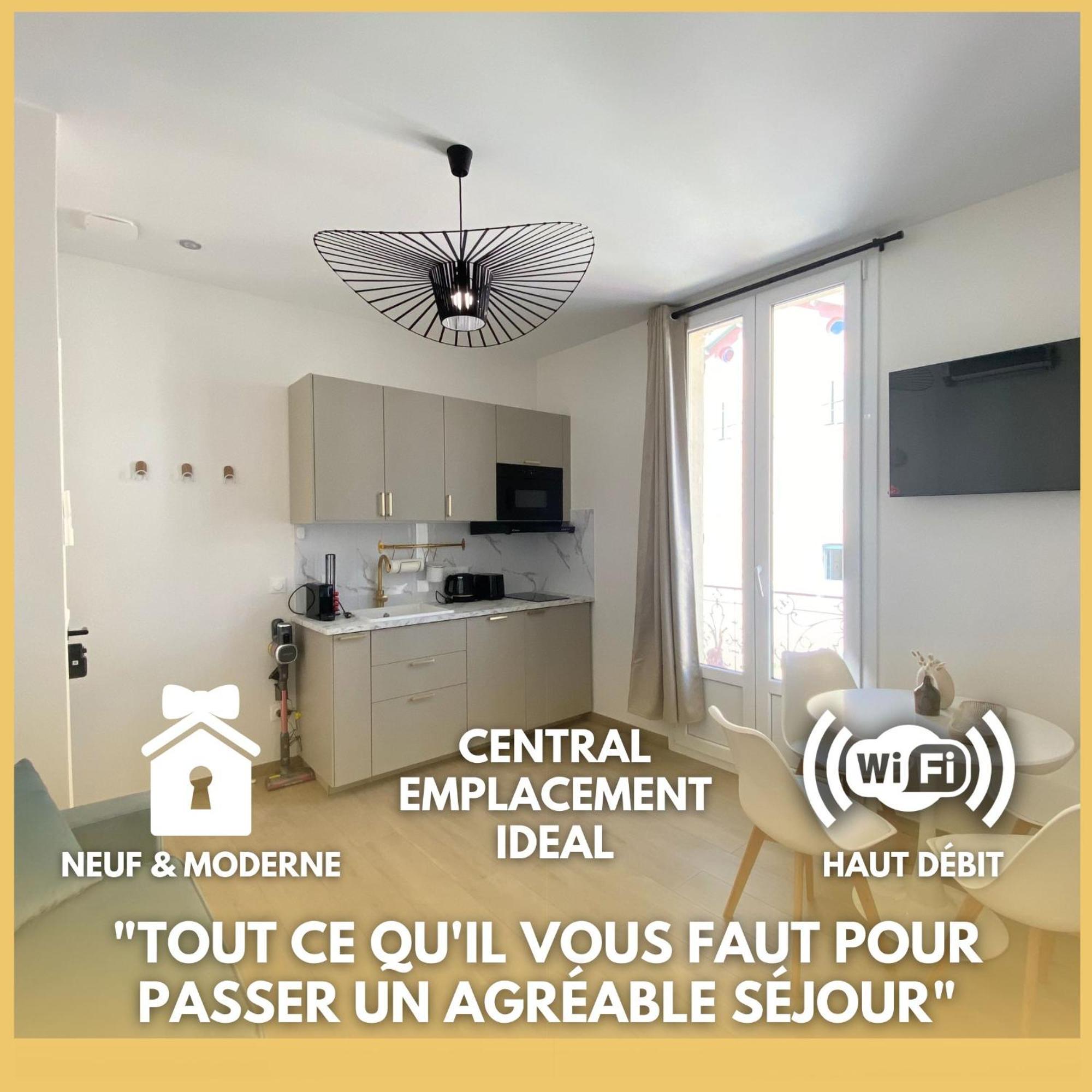 Appartement Moderne Climatise Monaco Vue Mer Cap-d’Ail Kültér fotó