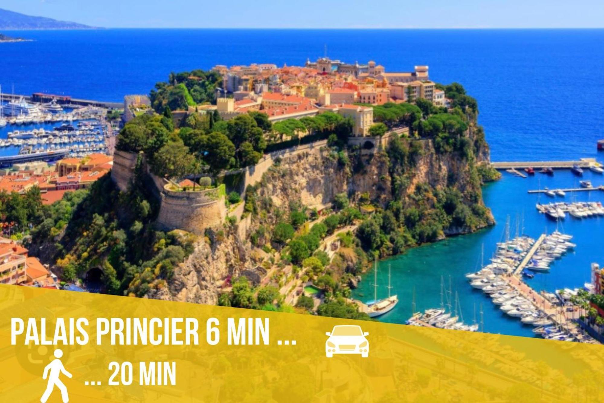 Appartement Moderne Climatise Monaco Vue Mer Cap-d’Ail Kültér fotó